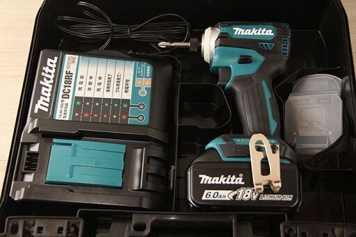 美品 マキタ makita 充電式 インパクトドライバー 18V 6.0Ah TD171D 使用回数少(D4010anwxY)