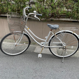 26インチ　自転車　ママチャリ　シティバイク