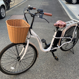 ☆ 電動 アシスト自転車 26インチ 207 シマノ製６段変速機 最新後輪ロックキー 軽量バッテリー ☆
