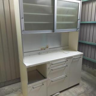 【パモウナ】食器棚　W140cm
