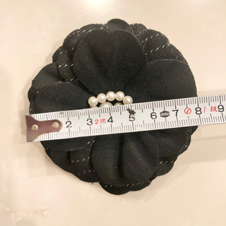 【ネット決済・配送】#7 新品未使用　美品　ハンドメイド　手作り　コサージュ　花　フォーマル　ブローチ　カメリア　上品　パーティー　衣装 Handmade formal corsage broach flower event luxurious Chanel Camilla costume partyの画像