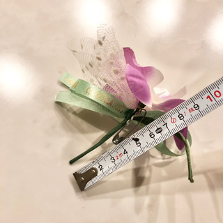 【ネット決済・配送】#13 新品未使用　美品　ハンドメイド　手作り　コサージュ　花　フォーマル　ブローチ　蘭　上品　パーティー　衣装 Handmade formal corsage broach flower event rose luxurious costume partyの画像