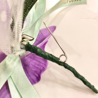 【ネット決済・配送】#14 新品未使用　美品　ハンドメイド　手作り　コサージュ　花　フォーマル　ブローチ　蘭　上品　パーティー　衣装 Handmade formal corsage broach flower event rose luxurious costume partyの画像