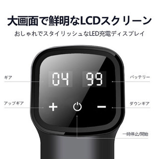 マッサージ機器 コードレス マッサージガン  5段階 強力 肩こり 筋膜リリースの画像