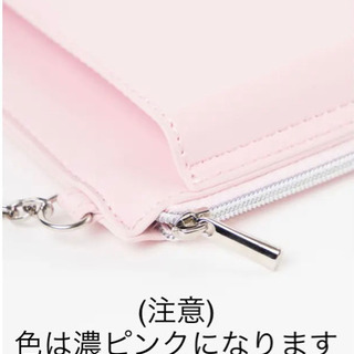 新品未使用　WEGO　スマホポシェット　濃ピンク【KAKAO FRIENDS × WEGO】の画像