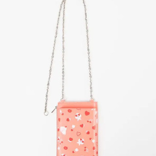 新品未使用　WEGO　スマホポシェット　濃ピンク【KAKAO FRIENDS × WEGO】の画像