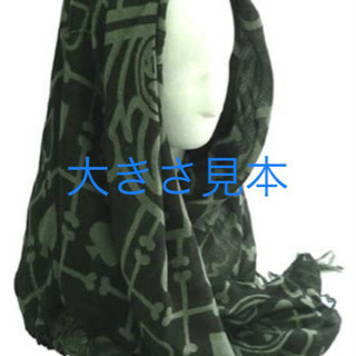 【新品】ONE PIECE 大判ストール　ルフィドクロ柄の画像