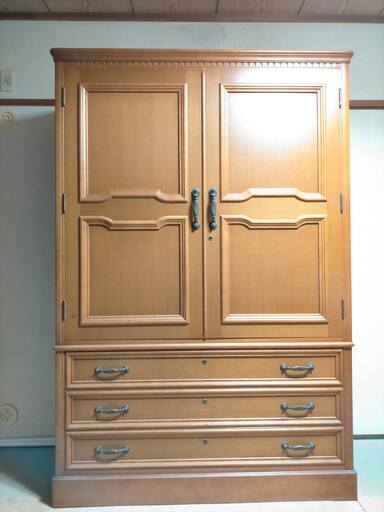 【値下げしました】◆お洒落な和タンス◆しっかりした造りです◆収納力バツグン◆