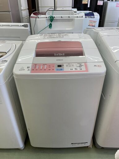【リサイクルショップ　ピカソ　小松原】HITACHI 日立 BEAT WASH 全自動洗濯機 ８kg BW-8LV 2010年製