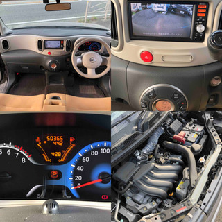 H27年式☆日産キューブ15G☆HID.ETC.Bカメラ.TV☆5万キロ台☆良好の画像