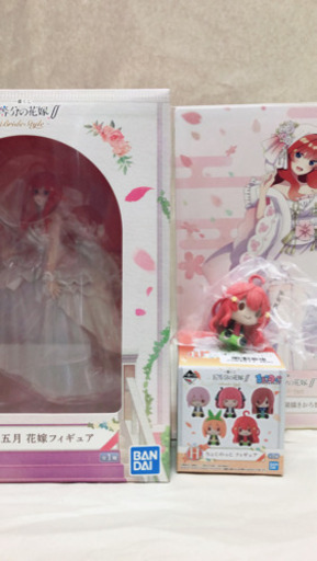 中野二乃　中野五月フィギュアセット　おまけつき　五等分の花嫁　一番くじ