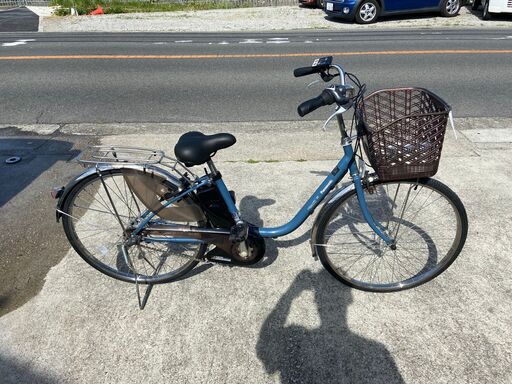 感謝セール 大阪府以内無料発送 整備済新基準良品 Panasonic 8.9AH 26インチ 3段 充電器、鍵付 電動アシスト自転車W2