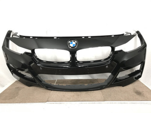 【中古】【相談可能】ＢＭＷ Ｆ30 3シリーズ 純正 フロントバンパー 【カラーナンバー：No.475 ブラック・サファイア】