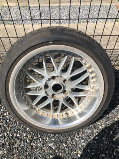 希少 17インチ9.5j２本 深リム ドリフト用