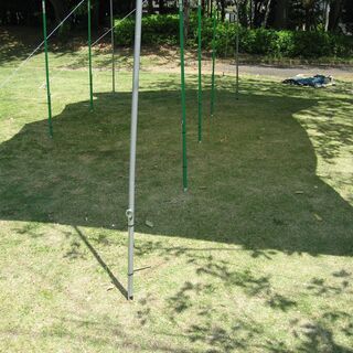 値下　サウスフィールド　ターブテント（５ｍｘ３ｍ）アルミポール6本付の画像