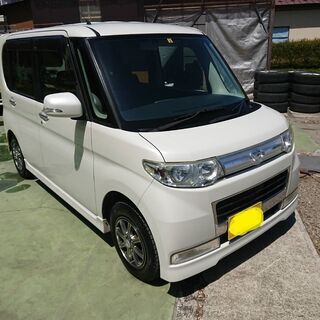 【車検R5.4】タントカスタムX　パール　2WD　AT　コミコミ価格