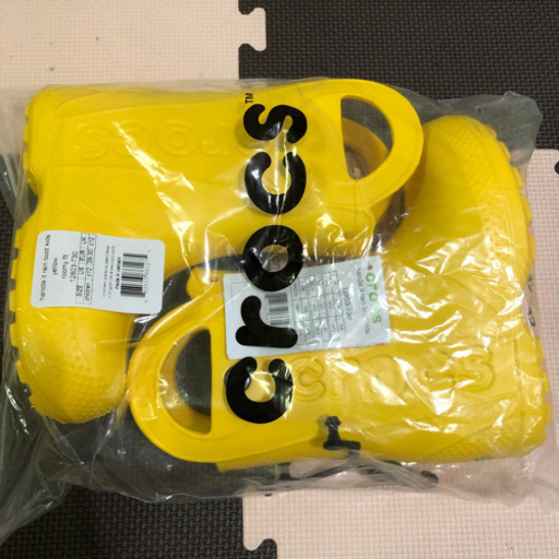 新品クロックス　レインブーツ 長靴18.5センチ