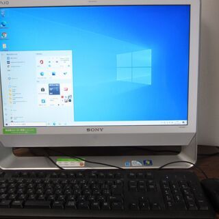 美品！20.1型液晶搭載一体型PC　ソニーVGCJS53FBを売...
