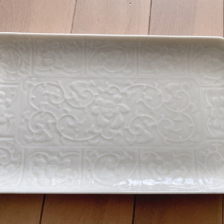 白いお皿２枚セットでの画像