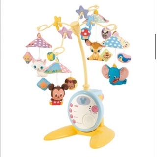ディズニー　やわらかガラガラ　ベッドメリー　デラックス　プラス