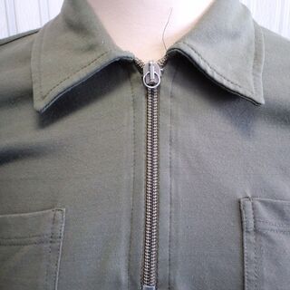 ９０ｓカルバンクライン Calvin klein Khakis ジップアップＴシャツの画像