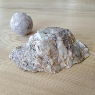 石のオブジェ　天然石　球体　パワーストーンの画像