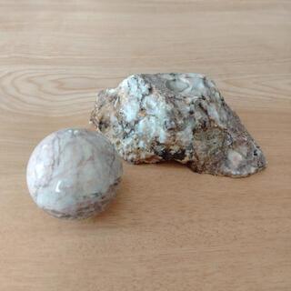 石のオブジェ　天然石　球体　パワーストーンの画像