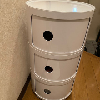 【美品】円筒型3段ボックスの画像