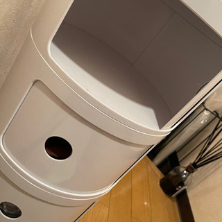 【美品】円筒型3段ボックス