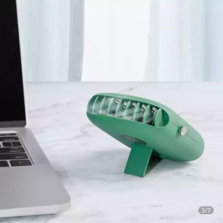 【新品SALE】首掛け ハンディーファン ミニ 扇風機 卓上 ハンズフリーの画像