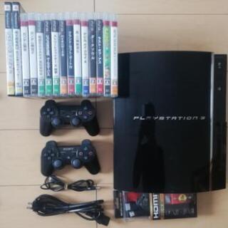 PS3 60GB  初期型 プレステ3 PS PS2 互換　ソフ...