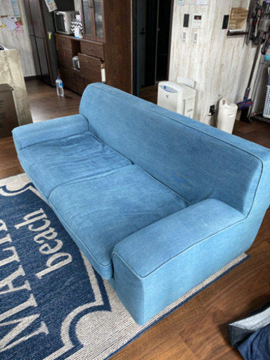 5決まりました！月5日まで！デニムソファー　2ヶ月使用　美品　ゴールデンウィークまで！