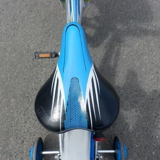 ジュニアサイクル 14インチ 補助輪付き 青 ブルー 子供用 自転車 札幌 西野店