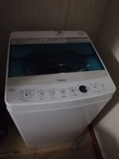 Haier　2017年製 洗濯機　風乾燥
