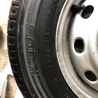 145R12LT 6pr  軽バン　軽トラ　貨物用　2019年製タイヤ　ブリジストン の画像