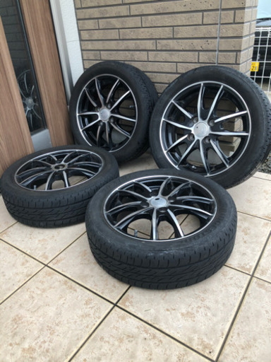 （取引中）社外アルミホイール　タイヤ付　14インチ