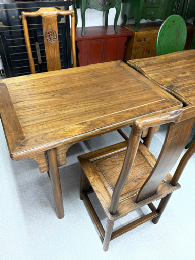 ダイニングテーブル　2人がけ　リビング　家具　アンティーク