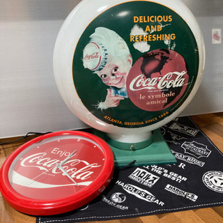 （決まりました）コカコーラ　ネオンスタンド　ライト　&  時計