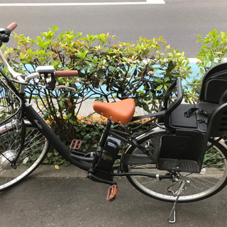 【取引中】電動自転車、子乗せ付き　26インチ