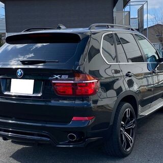 【ゴールデンウィーク特価】X5 ｘＤｒｉｖｅ　３５ｄブルーパフォーマンス（５名）　ユーザ車　社外ホイール　ベージュ内装　ダイナミックエアロ前後　ＨＩＤヘッドライト　ディーゼル　地デジ　ＢＬＵＥＴＯＯＴＨ　サンルーフの画像
