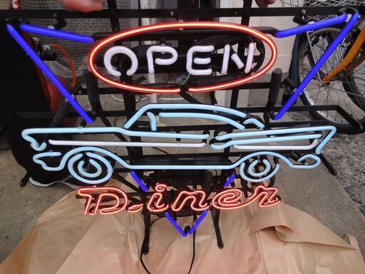 ネオンサインボード　アメリカン　飲食店　居酒屋　業務用　bar カフェ　雑貨屋　古着屋　看板　電光看版　置き型　掛け型　中古