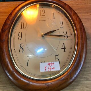 ☆中古 激安！！ Maruman　壁掛け時計　クオーツ　楕円形　...