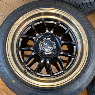 9部山タイヤ付き4本　15×8j 15×7j 205/50R15の画像