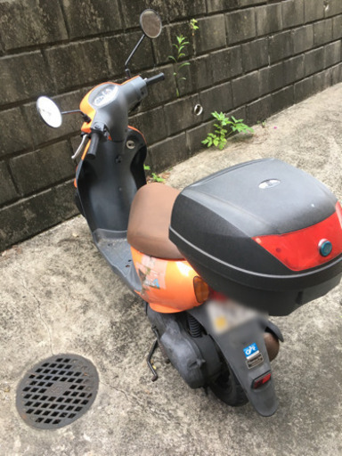 ※一度締め切ります。※【ボロめ原付】レッツ4 【自賠責令5年1月まで・リアボックス付】