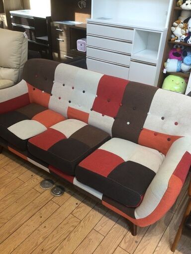 3人掛けｿﾌｧｰ ﾏﾙﾁｶﾗｰ 【ﾄﾚﾌｧｸ桶川店】