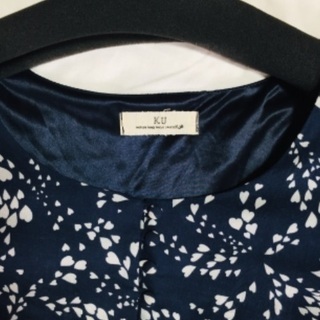 ＫＵ 空 ワンピース 小ハート柄の画像