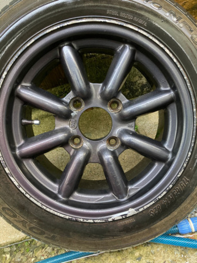 ブラックレーシング14インチ 6.5j