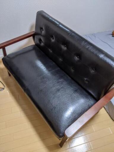 ソファ　革