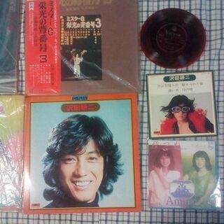 レコード 　（栄光の背番号３・ジュリー他）