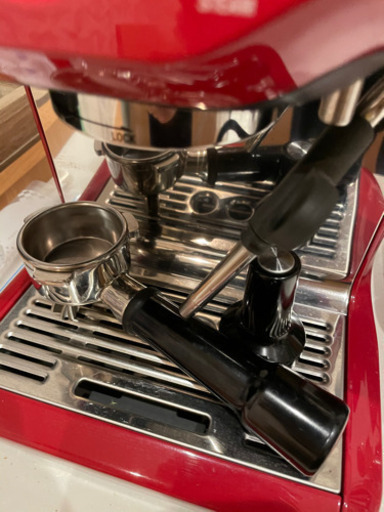 Breville エスプレッソマシン レッド BES840XL中古品